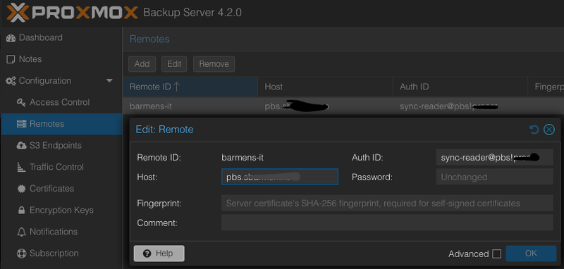 Remote Setup